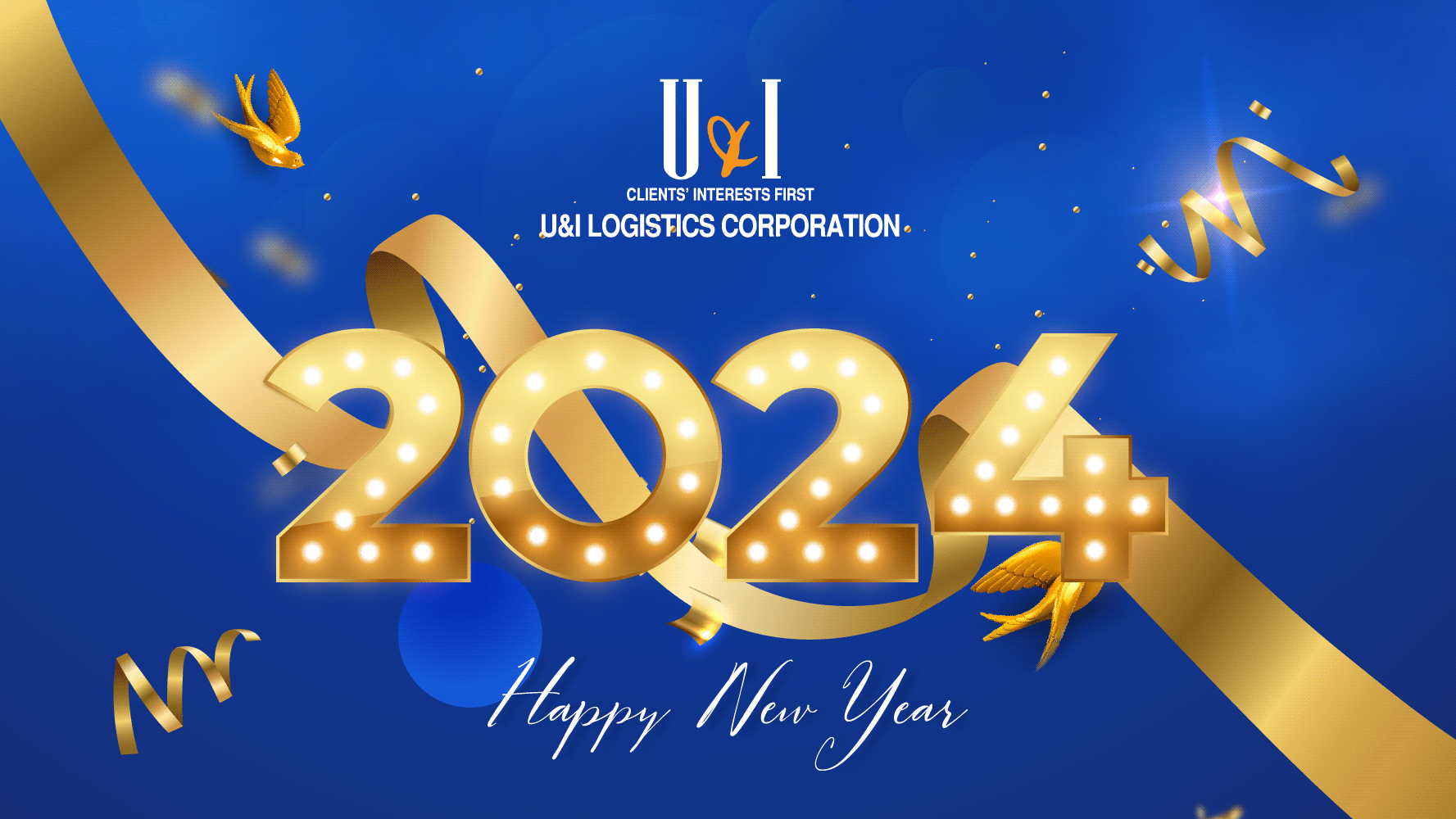 New Year Holiday Announcement 2023 LOGISTICS U&I